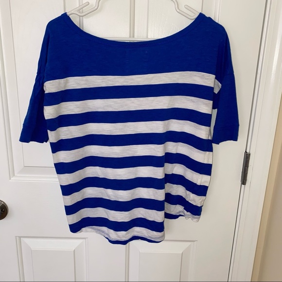Hollister Striped Mid Sleeve Tee - XS - Picture 4 of 4